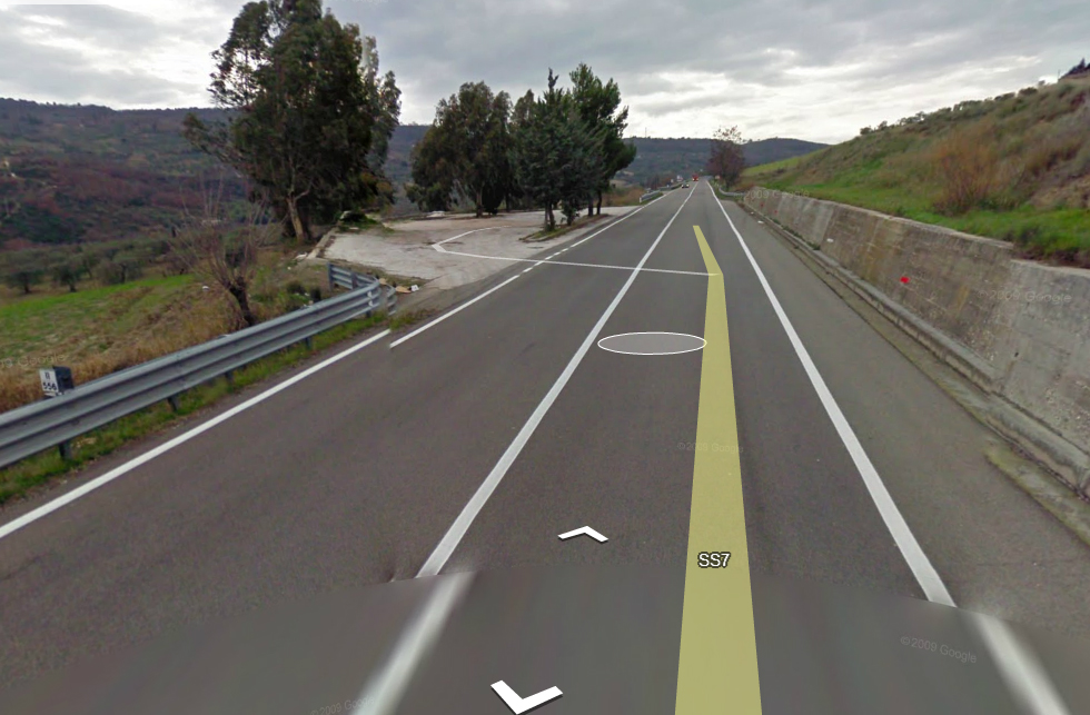 Strada Statale n. 7 Matera-Ferrandina (Foto: Google)