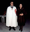 Il Dr. Pasquale Musillo, Commendatore dell'Ordine Equestre del Santo Sepolcro, e la moglie Iole Millozzi