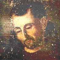 Ritratto di Frate Umile da Petralia, autore del nostro Crocifisso (dipinto ad olio su tela del XVIII sec. - Chiesa del Crocifisso di Salemi - Trapani). Foto gentilmente inviatami dal Prof. Rosolino La Mattina di Palermo, studioso della vita e delle opere del frate siciliano.