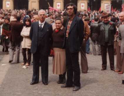 Vincenza Castria e Filippo Novello, moglie e figlio di Giuseppe Novello