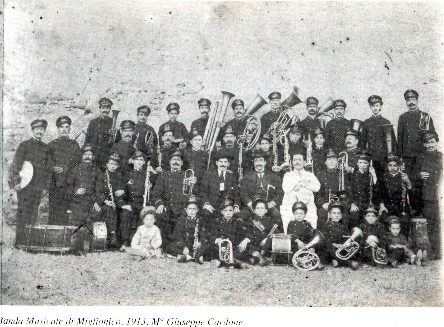 Banda Musicale di Miglionico (1913). Maestro Giuseppe cardone