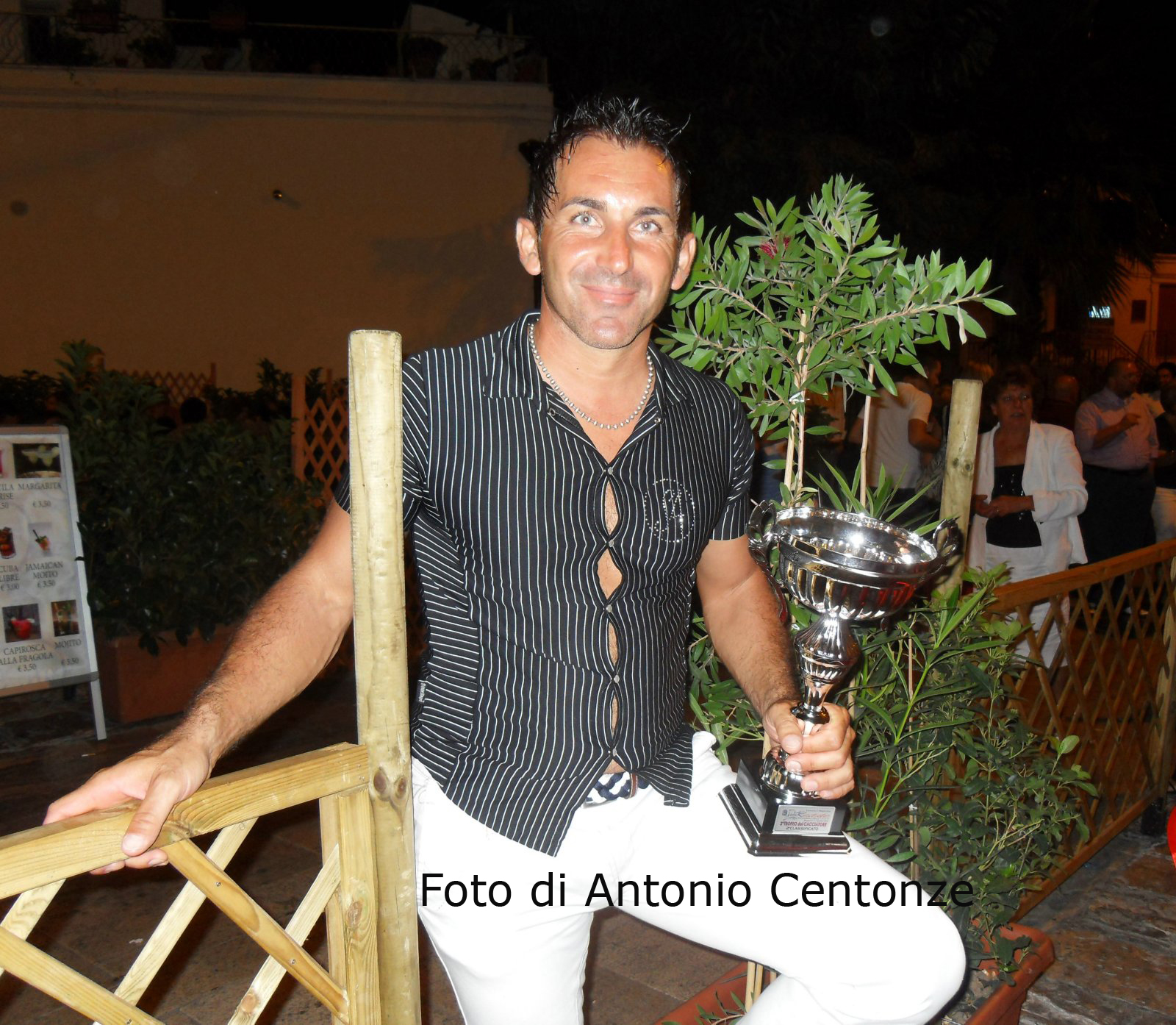 Franco Chironna 10 assoluto su circa 150 partecipanti e premiato come Miglior Tiratore Miglionichese dell'anno della II Edizione del Trofeo del Cacciatore