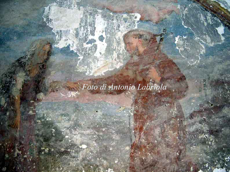 Convento francescano: affresco