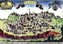 Matera: cartina storica