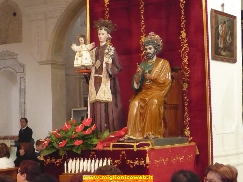 Sant'Antonio e San Pietro, patroni di Miglionico