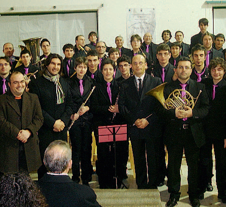 L'orchestra "Terre lucane" (Foto La Gazzetta del Mezzogiorno)