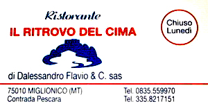 IL RITROVO DEL CIMA